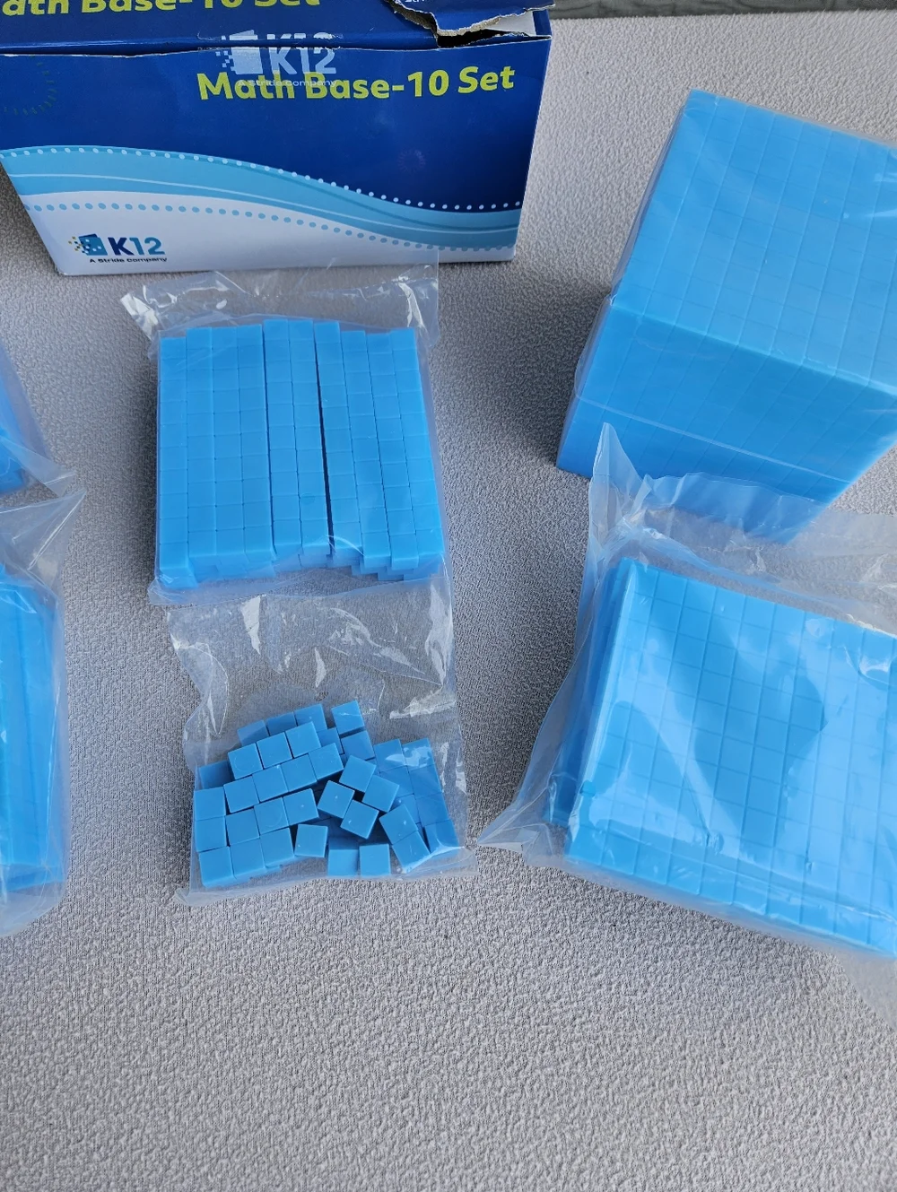 K12 Math Base 10 Set 08010 Classroom Teacher Counting Cubes Blocks Homeschool